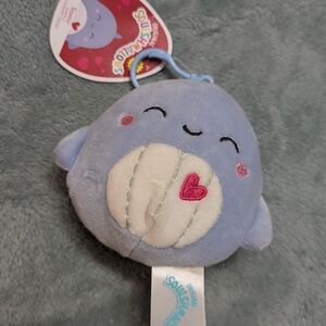 Samir Valentines Day Squishmallow Whale Clip